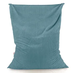 Giant floor cushion for sitting in soft corduroy