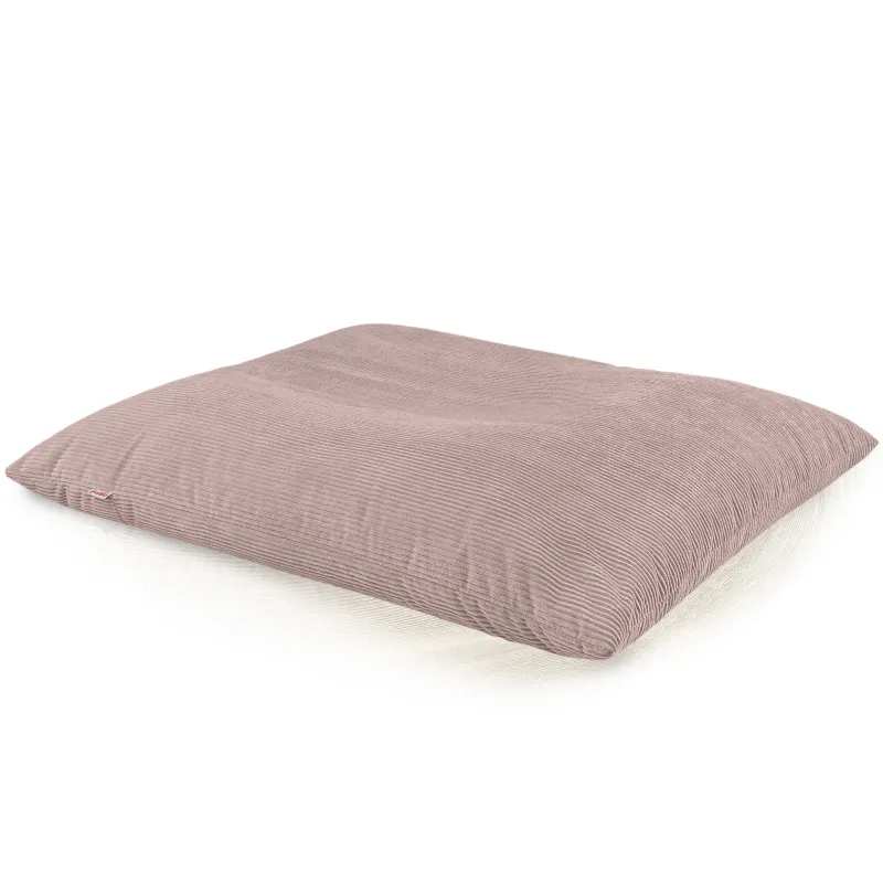 Giant floor cushion for sitting in soft corduroy