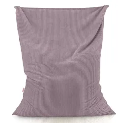 Giant floor cushion for sitting in soft corduroy