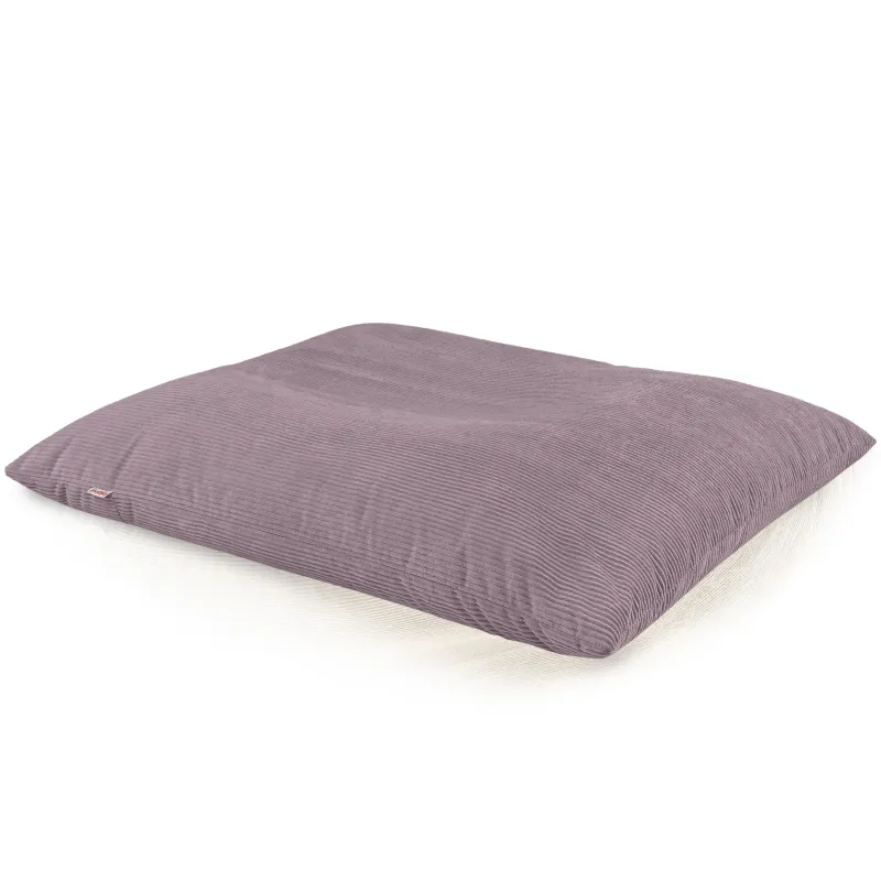 Giant floor cushion for sitting in soft corduroy