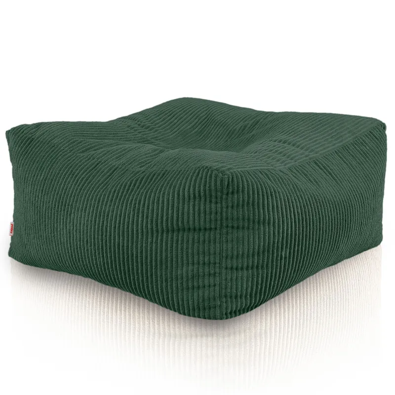 Pouf, footstool and table in one – corduroy Florence