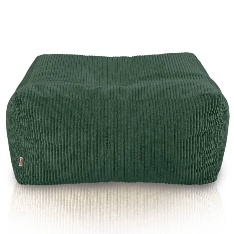 Pouf, footstool and table in one – corduroy Florence