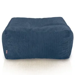 Pouf, footstool and table in one – corduroy Florence