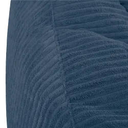 Bean bag with backrest for adults – comfy XXL corduroy