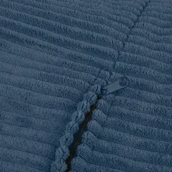 Bean bag with backrest for adults – comfy XXL corduroy