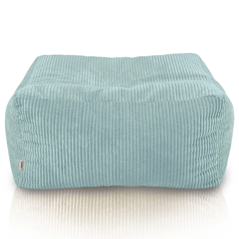 Pouf, footstool and table in one – corduroy Florence