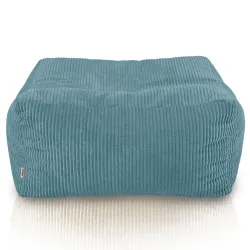 Pouf, footstool and table in one – corduroy Florence