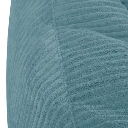 Bean bag with backrest for adults – comfy XXL corduroy