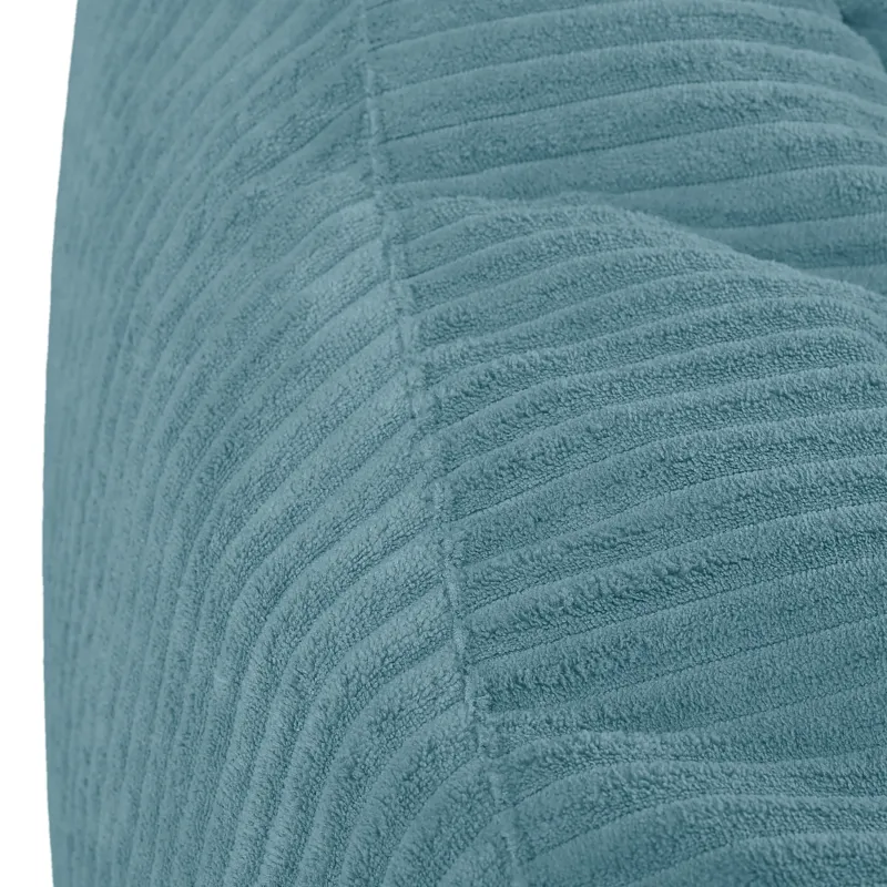 Bean bag with backrest for adults – comfy XXL corduroy
