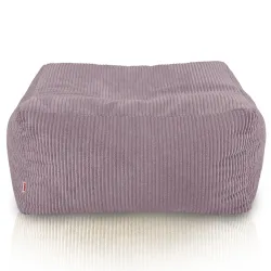 Pouf, footstool and table in one – corduroy Florence