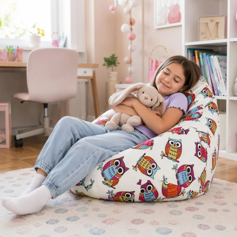 Bean Bag L For Kids - Premium Prints Design