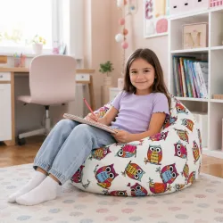 Bean Bag L For Kids - Premium Prints Design