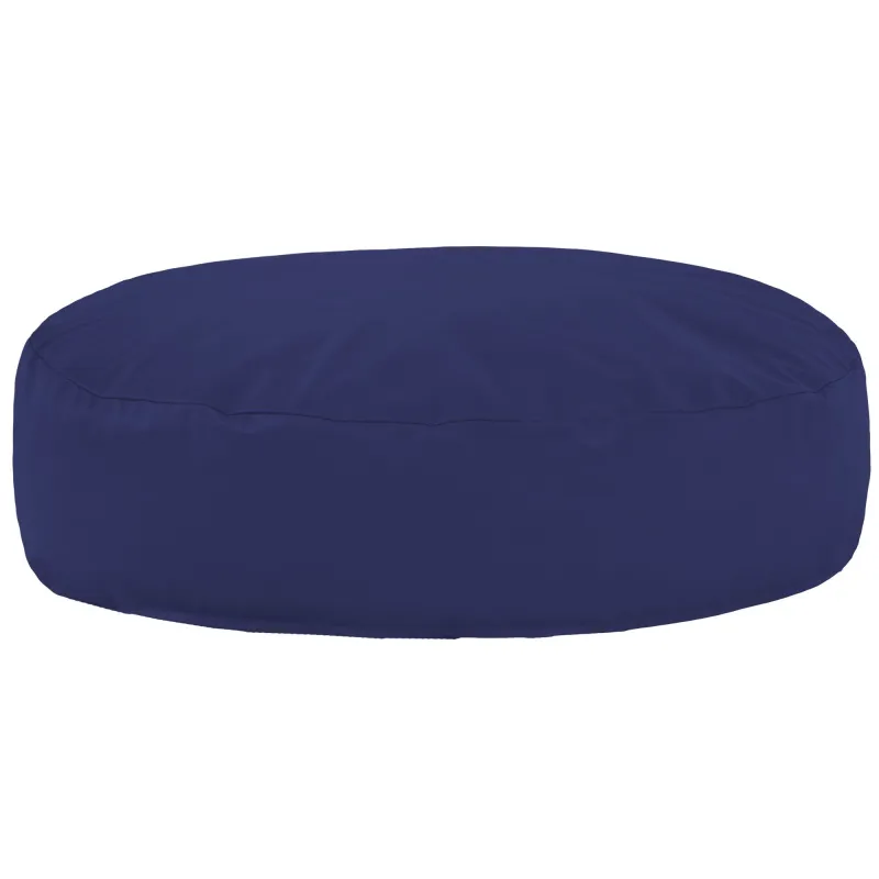 Round Monaco Floor Cushion 90 cm Eco-leather | Italpouf