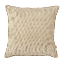 Dot textured velvet decorative cushion – 45×45