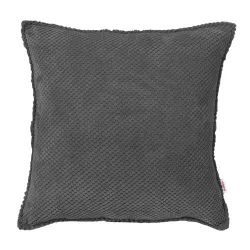 Square Decorative Cushion 60 x 60 cm - Dot Textured Velvet