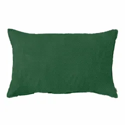 Rectangular Decorative Cushion - Dot Textured Velvet