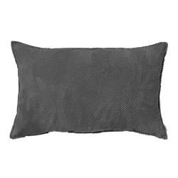 Rectangular Decorative Cushion - Dot Textured Velvet