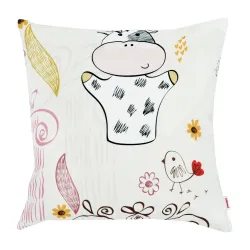 Printed decorative cushion for sofa and kids – 45×45