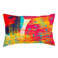 Rectangular Decorative Cushion - Premium Printed Fabric