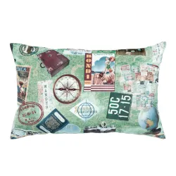Rectangular Decorative Cushion - Premium Printed Fabric