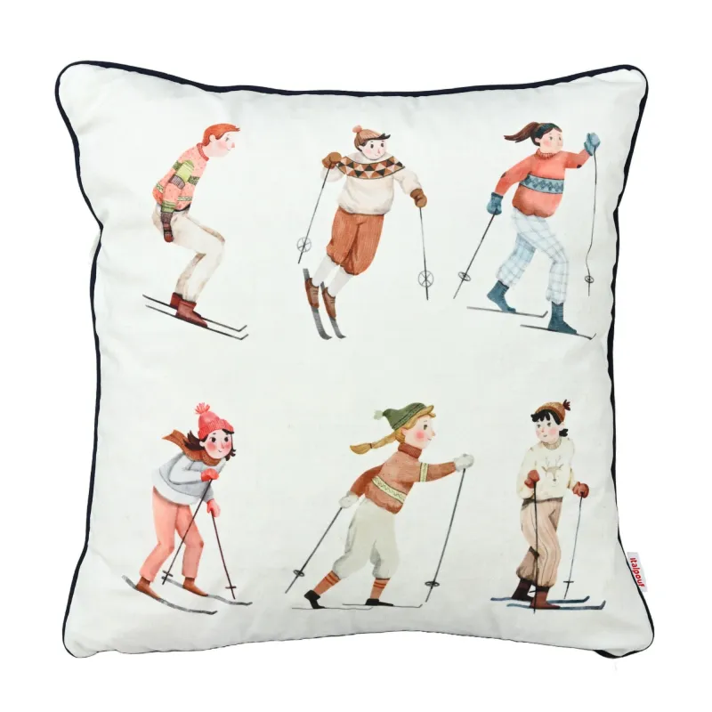 Printed decorative cushion for sofa and kids – 45×45