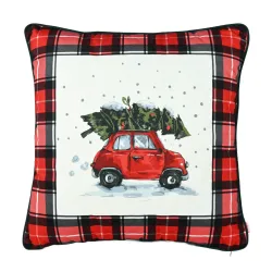 Square Decorative Cushion - Premium Printed Fabric