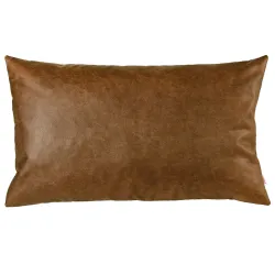 Rectangular Decorative Cushion 45 x 70 cm - Premium Natural Leather