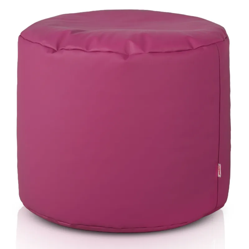 Round Cylinder Pouffe Cilindro Eco-leather | Italpouf