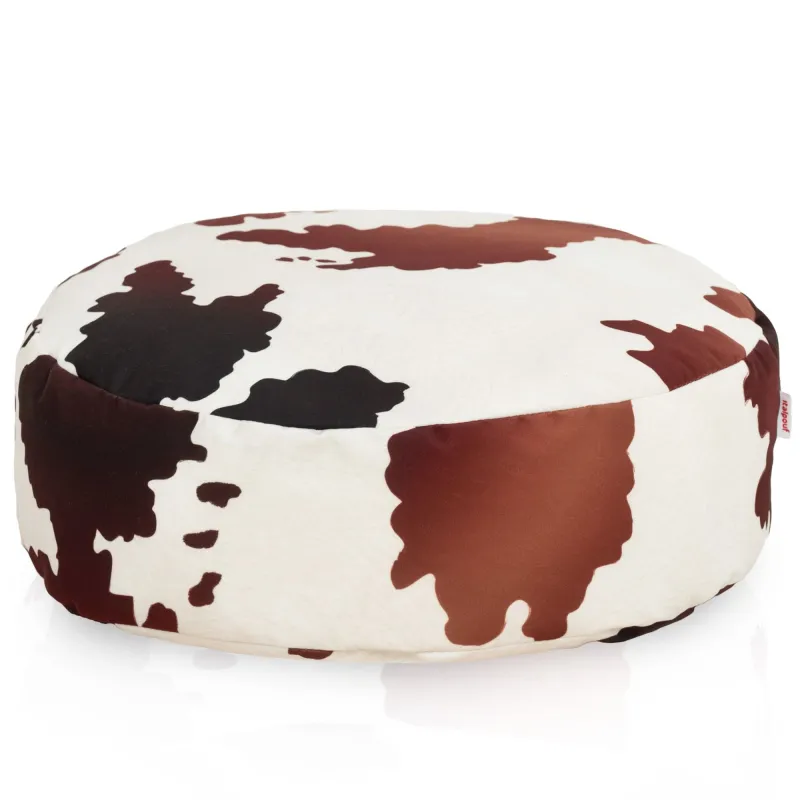 Round Pouf Footstool - Premium Prints Design