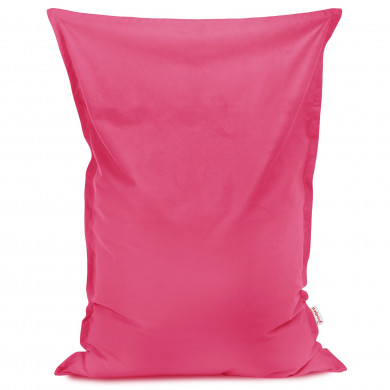 Pink bean bag giant pillow velvet
