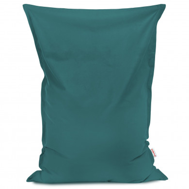 Blue bean bag giant pillow velvet