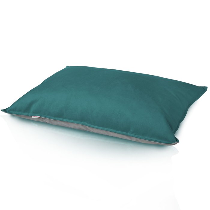 blue dog cushions velvet