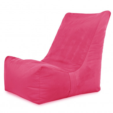 Pink bean bag chair distinto velvet