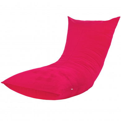 Pink bean bag chair Positano velvet