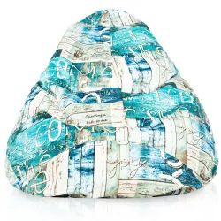 Drop XXL Highback Bean Bag Chair - Premium Printed Fabric – view 36