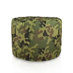 Round Cylinder Pouffe - Outdoor Pro Waterproof