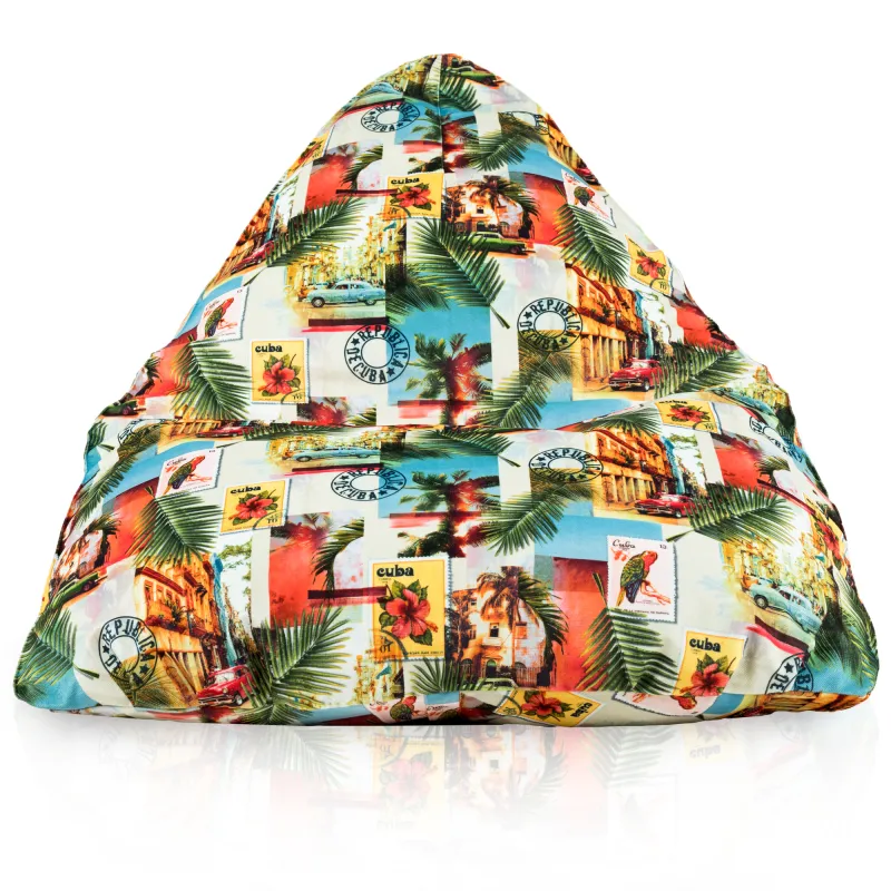 Bermuda XL Floor Seat Bean bag - Premium Printed Fabric – view 33