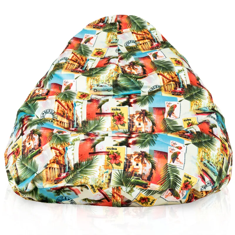 Drop XXL Highback Bean Bag Chair - Premium Printed Fabric – view 35