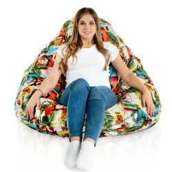 Drop XXL Highback Bean Bag Chair - Premium Printed Fabric – view 52