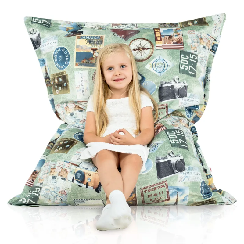 Large Floor Cushion XL for Kids - Premium Printed Fabric – view 62