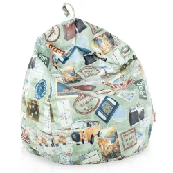 Kids Bean Bag Chair - Premium Printed Fabric