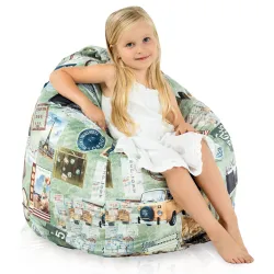 Kids Bean Bag Chair L - Premium Printed Fabric – view 87