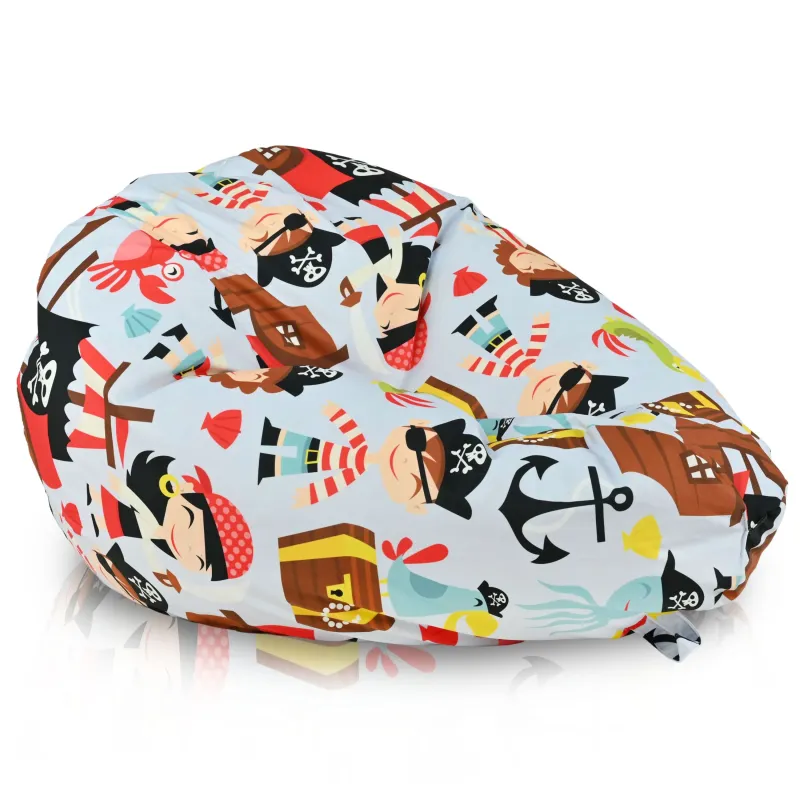 Kids Bean Bag Chair L - Premium Printed Fabric – view 64