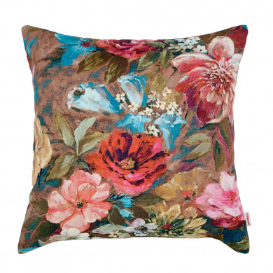 Colorful flowers pillow square 