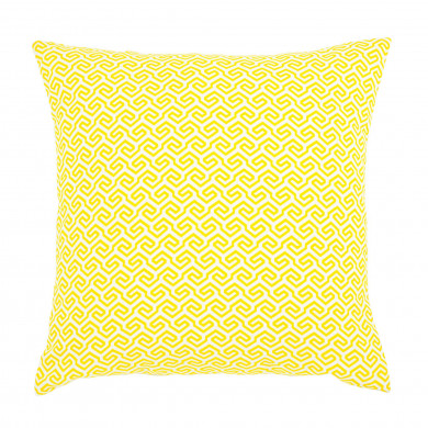 White yellow UV pillow square 