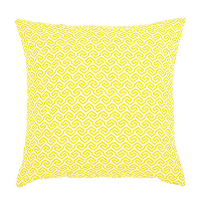 White yellow UV pillow square 