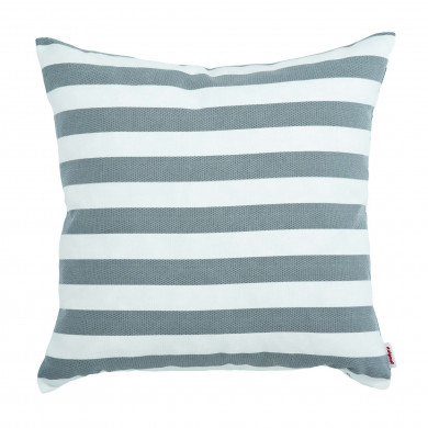  White gray stripes pillow square 