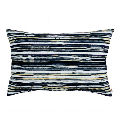Painted stripes pillow rectangular 