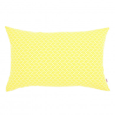 White Yellow UW Pillow Rectangular