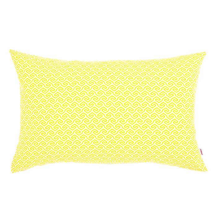 White Yellow UW Pillow Rectangular